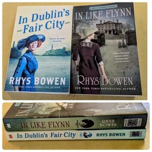 Rhys Bowen Molly Murphy Mystery Book Set In Dublin's Fair City and In Like Flynn
